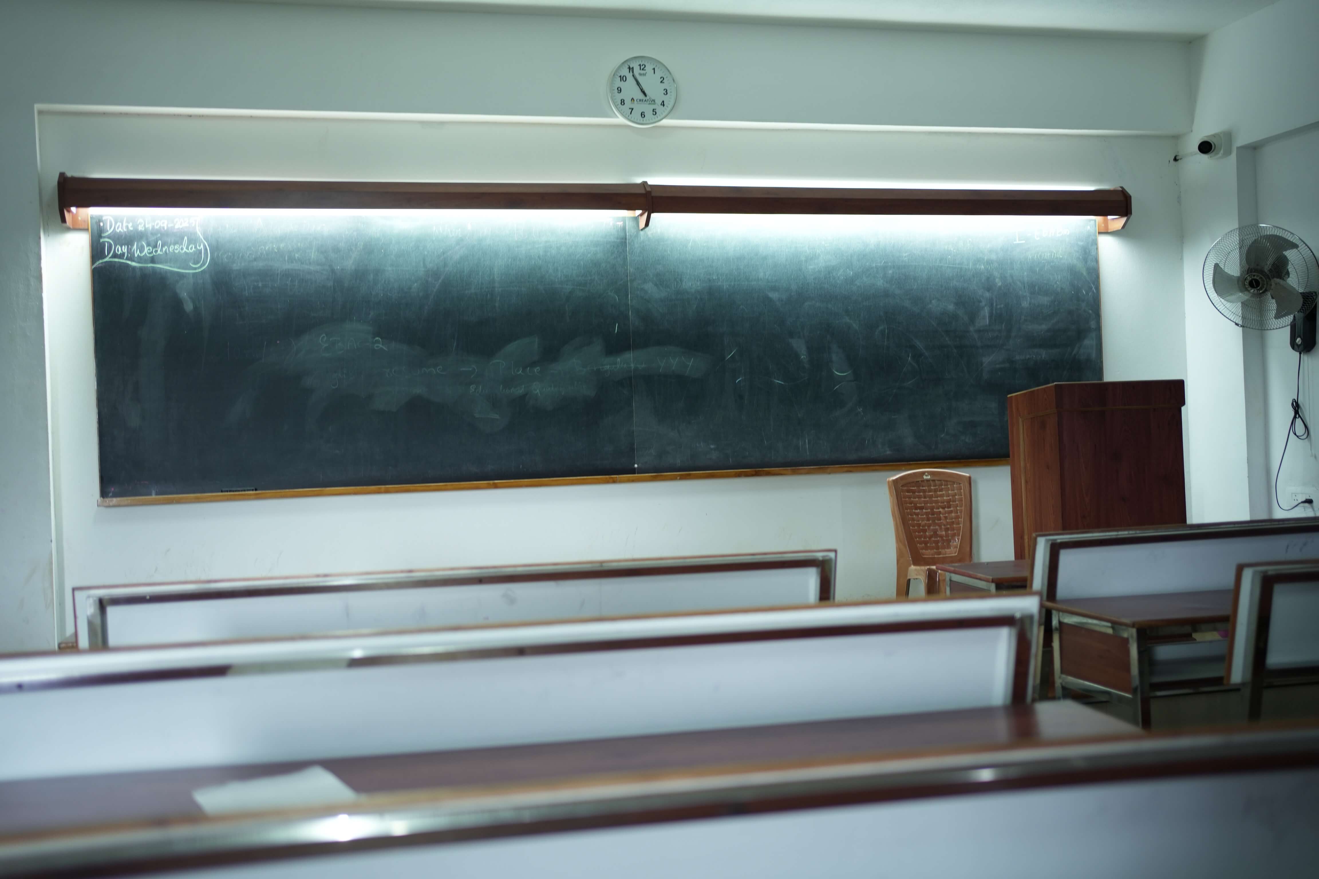 Classroom - Mid Back View