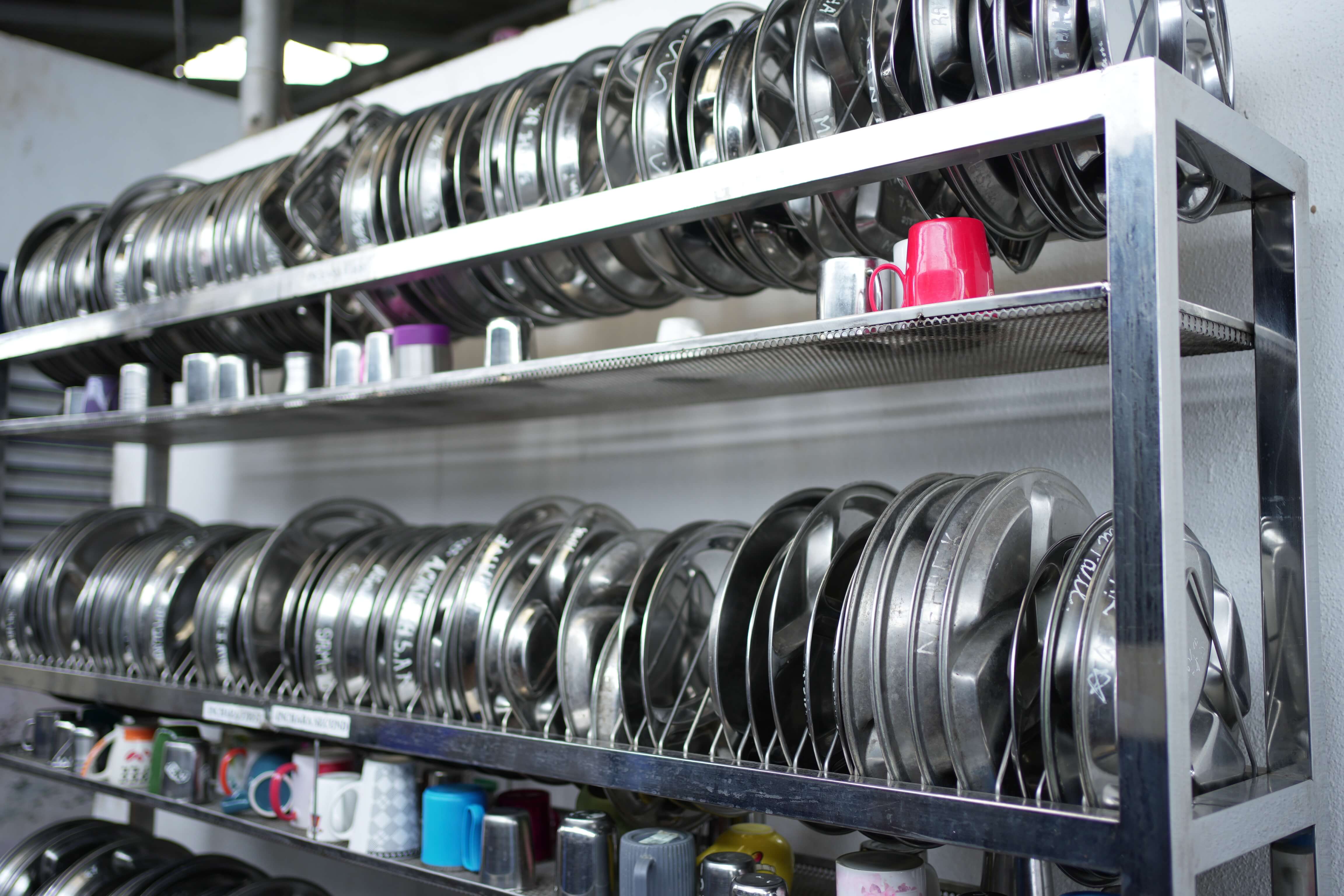 Dining Hall - Plate Rack