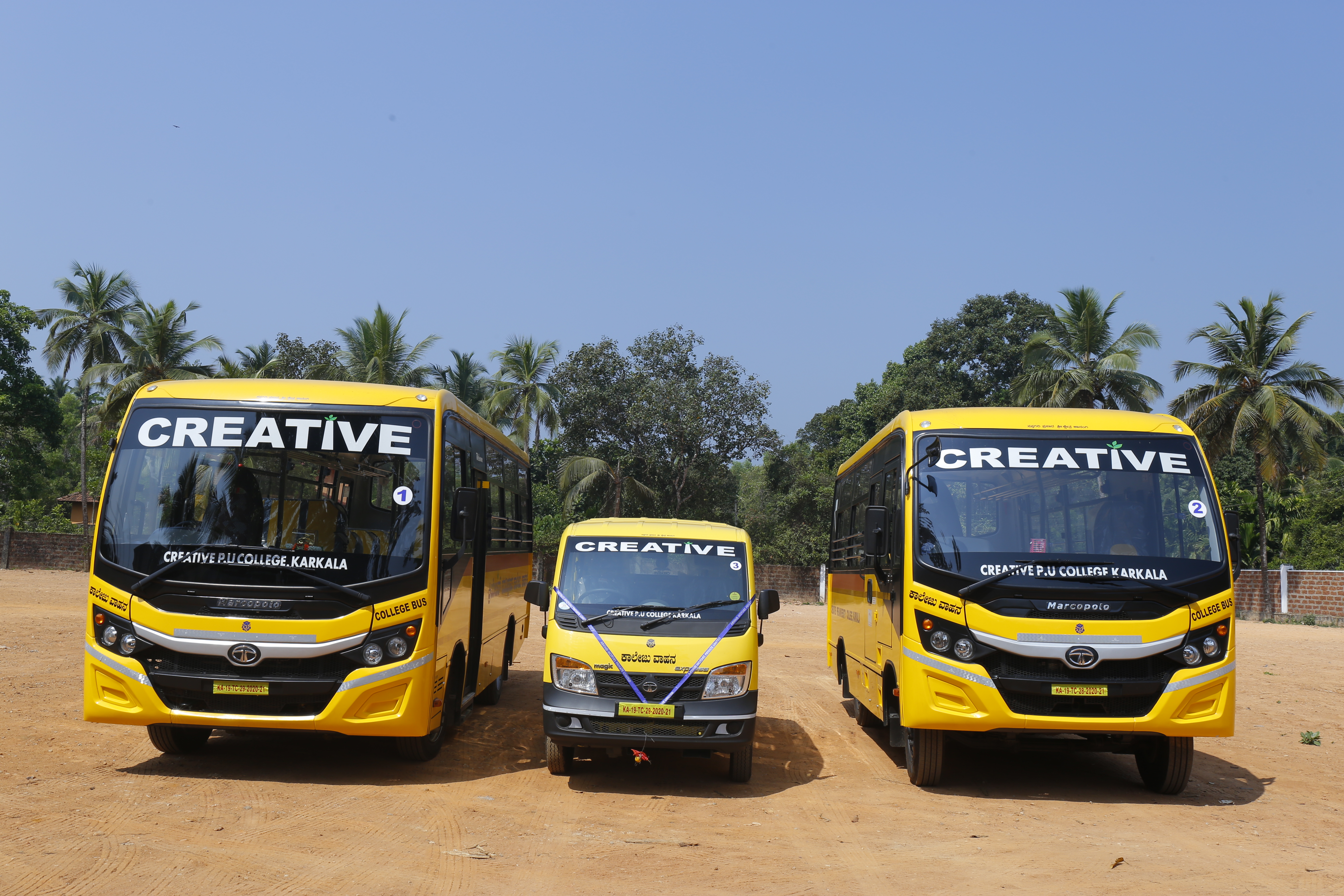 Transportation - Three Buses Front