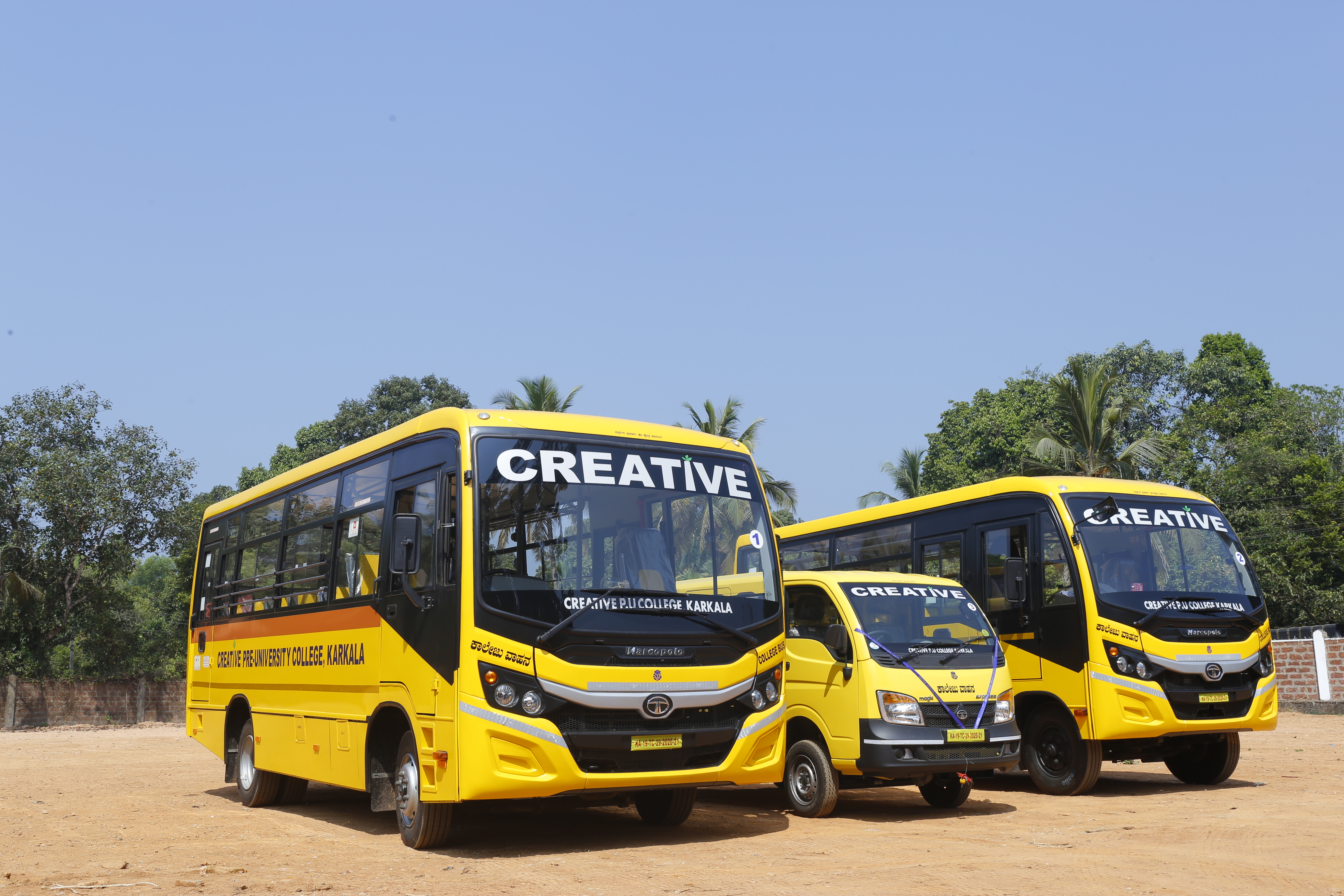 Transportation - Three Buses Right