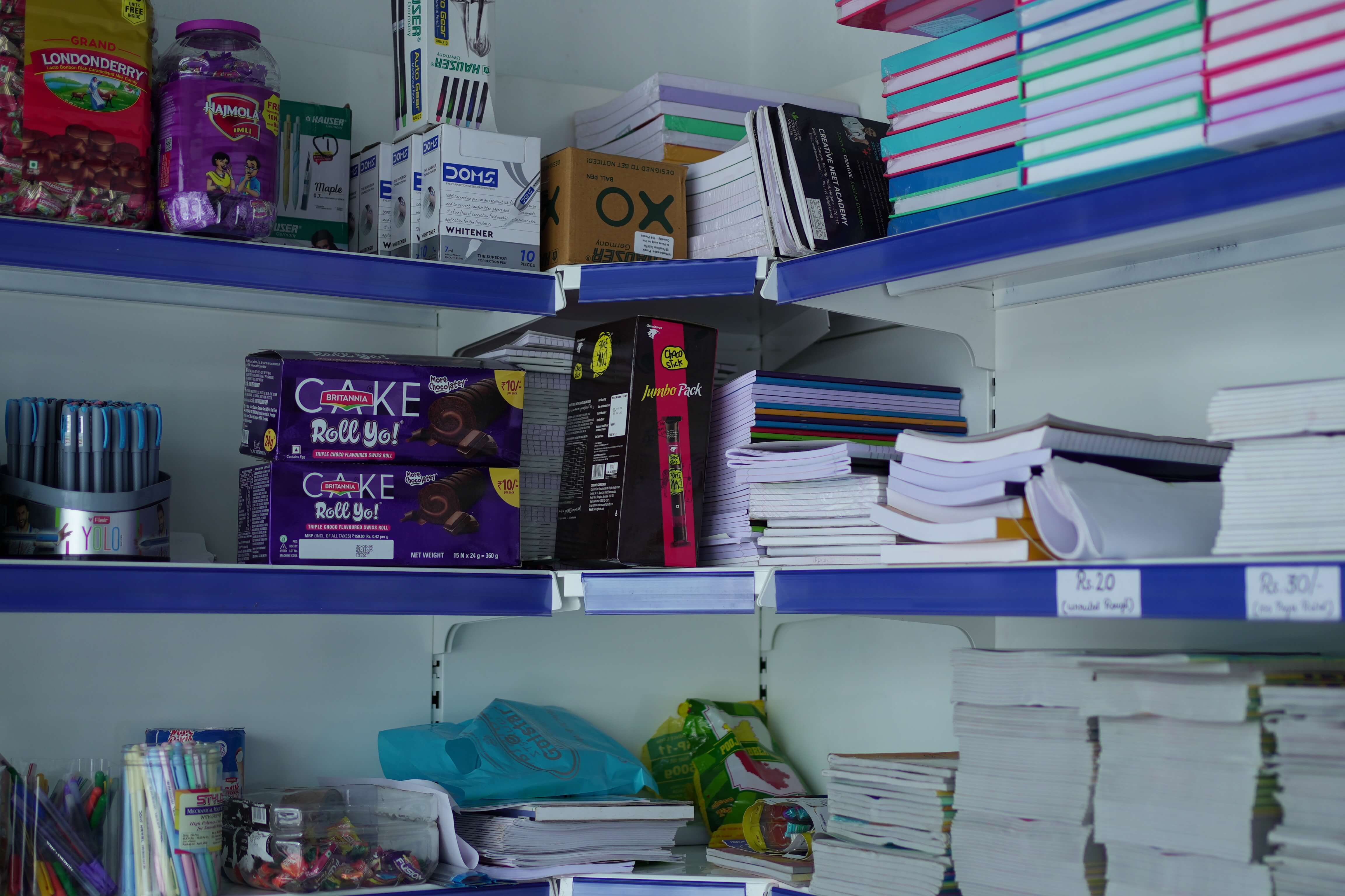 Stationery - Books Near View