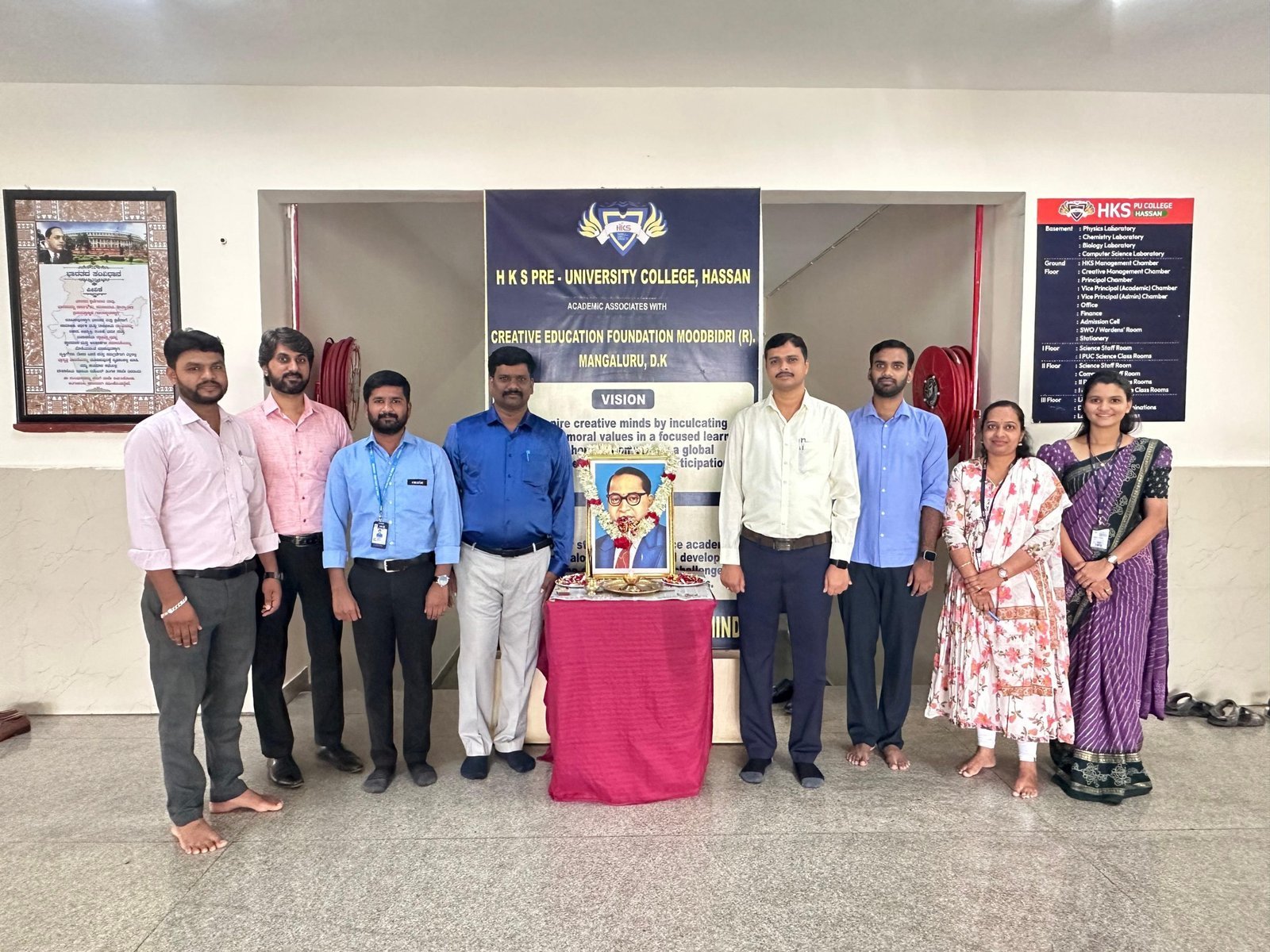 ಹೆಚ್.ಕೆ.ಎಸ್ ಕಾಲೇಜಿನಲ್ಲಿ ಡಾ.ಬಾಬಾ ಸಾಹೇಬ್ ಅಂಬೇಡ್ಕರ್ ರವರ 134 ನೇ ಜನ್ಮದಿನಾಚರಣೆ