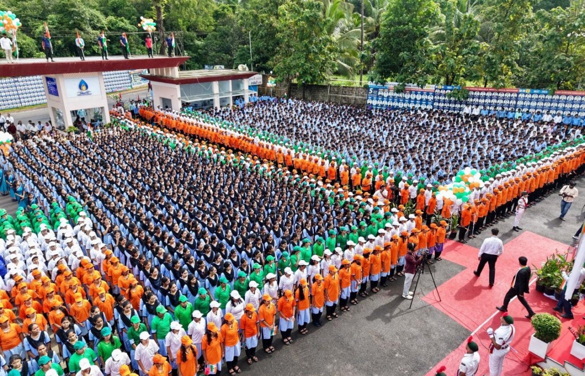 ಕ್ರಿಯೇಟಿವ್ ಪದವಿ ಪೂರ್ವ ಕಾಲೇಜಿನಲ್ಲಿ ಸಂಭ್ರಮದ 80ನೆಯ ಸ್ವಾತಂತ್ರ್ಯೋತ್ಸವ ದಿನಾಚರಣೆ