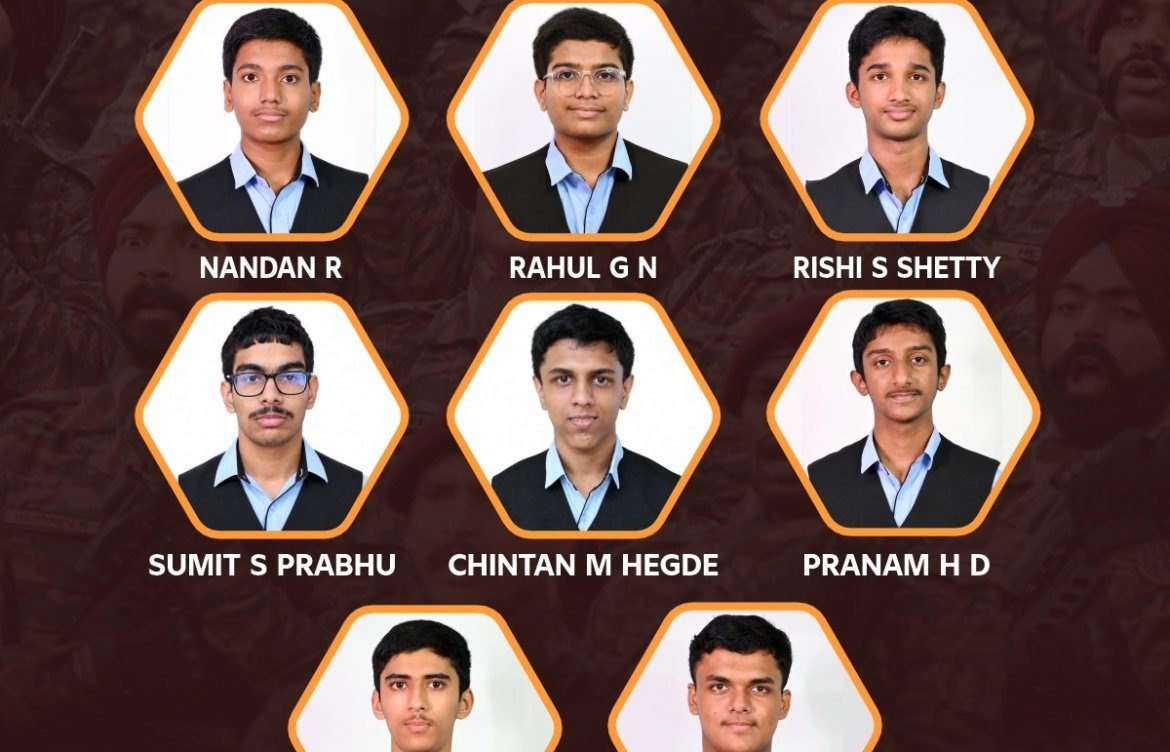 ಎನ್‌ಡಿಎ ಫಲಿತಾಂಶ ಪ್ರಕಟ: 9 ಮಂದಿ ವಿದ್ಯಾರ್ಥಿಗಳು ಮುಂದಿನ ಹಂತಕ್ಕೆ ತೇರ್ಗಡೆ